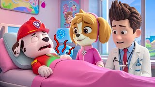 Paw Patrol Ultimate Rescue | Marshall’s Emergency: A Painful Night at the Hospital?🛏️🛏️ | Sad Story