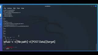[Kali] wfuzz를 활용한 SQL Injection