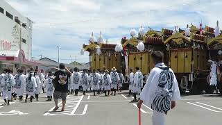 中津祇園 2023 龍王町 戻車