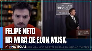EXCLUSIVO: Felipe Neto fala ao ICL após ataques de Elon Musk via Twitter Files