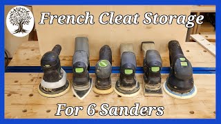 French Cleat Sander Holder  Support  Shelf