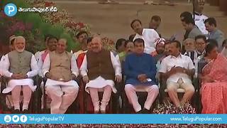 VP Venkayya Naidu Entry at PM Narendra Modi Swearing in Ceremony