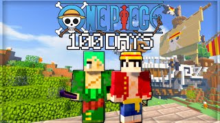 I Survived Minecraft One Piece For 100 Days… This Is What Happened