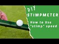 Stimpmeter DIY