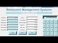 Overview of How to Create a GUI Restaurant Management Systems in Python