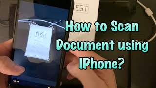 How to Scan Document with IPhone ? (No Additional App Required)