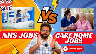 Which is Better? NHS or CARE HOME | Salary & Promotion| Sickness Policy | Work-Life Balance |UK Jobs