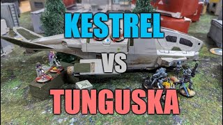 Infinity N5 Battle Report - Kestrel Colonial Force vs Tunguska