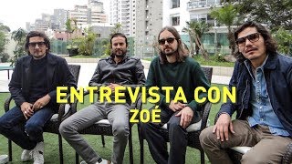 Entrevista a la banda Zoé en Lima, Perú 2018