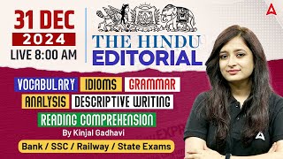 Hindu Editorial Analysis | 31 December 2024 | Vocab, Grammar, Reading, Skimming | By Kinjal Gadhavi