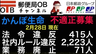 ■かんぽ生命■No.42■処分者■郵便局OB■法令違反■不適正営業■