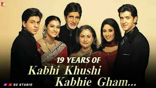 19 Years Of Kabhi Khushi Kabhi Gham Mashup || 19 Years Of K3G || Shahrukh Khan || DZ Studio