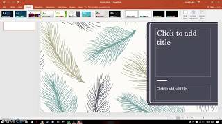 PowerPoint Tutorial (Screen Cast Assignment)