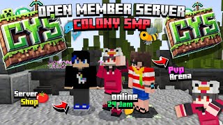 Open member server Mcpe 1.21+ Official di server Colony smp baru rilis and lobby fitur keren banget!