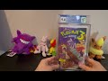 pokemon the movie cgc vhs unboxing 1st print with promo cards