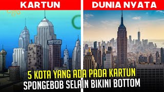 5 Kota yang ada pada kartun SpongeBob selain Bikini Bottom