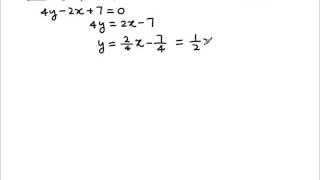 MA 119 Final Review 02 Find equation of a line perpendicular to a given line