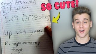Funniest And Cutest Kid Break Up Notes!