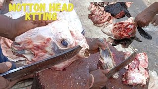 খাসির মাথা বানানো/ Goat head preparation /ছাগলের মাথা বানানো #mukbang #asmr