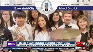 Bakersfield City School District proposing year-round school
