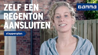 Regenton aansluiten op regenpijp in de tuin: duurzaam tuinieren | Tuinklussen | How to met GAMMA