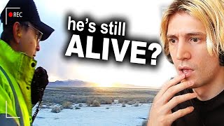 Cop Realizes the Dismembered Body is Alive | xQc Reacts