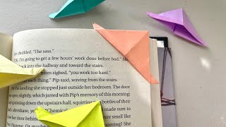 Easy Origami Hat Bookmark! || Beginner Origami || DIY Step-By-Step Tutorial