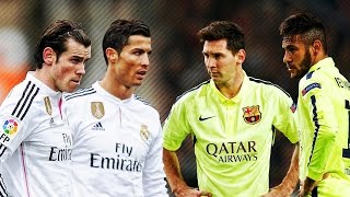 Lionel Messi & Neymar vs Ronaldo & Bale 2015 ● Skills & Goals Battle | HD