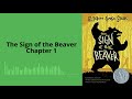 The Sign of the Beaver Chapter 1