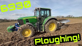 John Deere 6930 Ploughing. Daily Farming Vlog!