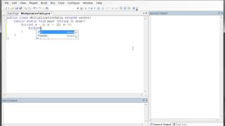 For Loop - Multiplication Table