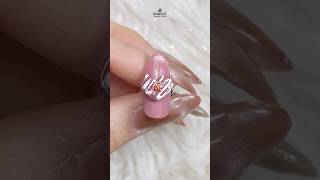 バレンタインネイル❤️／いちごミルクチョコレート🍓／Valentine's Day Nails #ネイルやり方動画 #nailart #セルフネイル