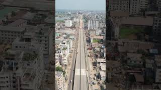 Drone Video Over Jatrabari To Demra New Road #jatrabari #demra #dhaka #bangladesh #drone #shorts