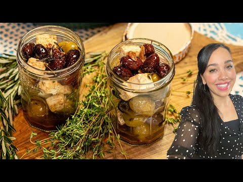 These trendy marinated olives are the easiest appetizer to make ahead of time for a party