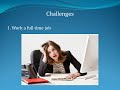 the challenges adult students face