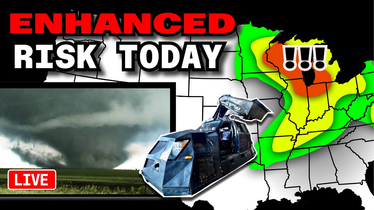 Storm Chasers Live Tornado Outbreak Likely Youtube