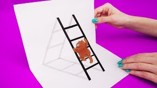 FUNNY DRAWING IDEAS AND COOL CRAFTS TO MAKE NOW