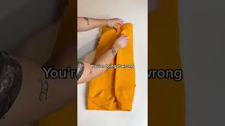 Learn How to Fold a Hoodie to COMPLETE Space Saving Perfection! 💛