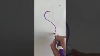 Writing number 8