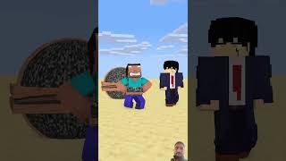 HELP Herobrine To Power Up Pull With Bigger And Bigger Bedrock #friendship #shorts #trending #anime