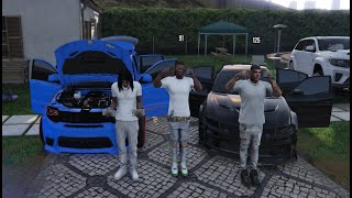 GTA FIVEM // TRAPPIN RP // CAUGHT MY FIRST BODY!?! @KentuckyJGottaBlast @HG4k_