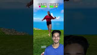 Multi Ball Hit the bottle Challenge 😱🫣🤠 With @CelineDept #challenge #football #games #trending