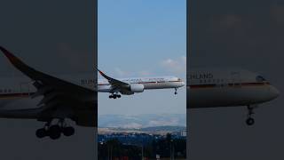 German air force A350-900 with German chancellor on board lands in Tel Aviv