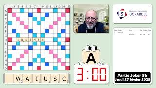 Partie JOKER 56 - Scrabble duplicate