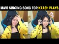 Mavi is Singing Song for Kaash plays 😍 | Mavi and Kaash plays | Battleground mobile india