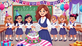 Melody of Joy: Unveiling Birthday Surprises Through Song! ❤@YouTube #teacherandstudents