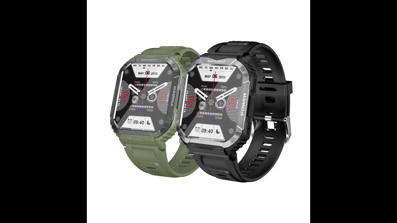 Outdoor Sport Ip68 Waterproof Smartwatch Anti-Drop Anti-Compression BT ...