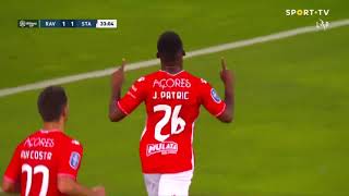 Goal | Golo Jean Patric: Rio Ave 1-(2) Santa Clara (Taça da Liga 21/22 - Fase 3 - Jornada 1)
