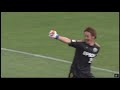 松本山雅fcvsモンテディオ山形　gkが先制ゴールを決める