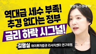 역대급 세수 부족! 추경 없다는 정부 | 이것은 금리 하락 시그널! (김명실 하이투자증권 리서치센터 연구위원) | 연합뉴스경제TV 230622 굿모닝인포맥스